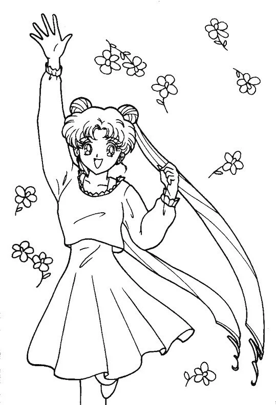Desenhos de Sailor Moon Para Colorir 11