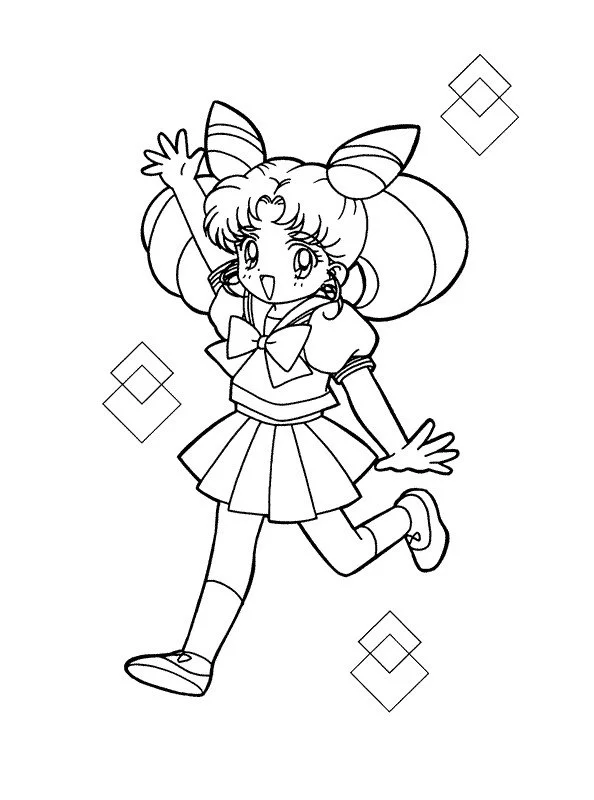 Desenhos de Sailor Moon Para Colorir 13