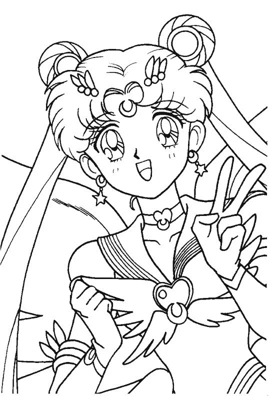 Desenhos de Sailor Moon Para Colorir 25