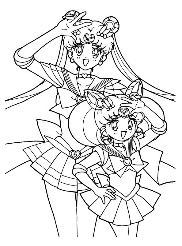 Desenhos de Sailor Moon Para Colorir 28