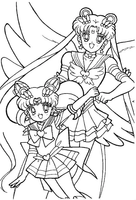 Desenhos de Sailor Moon Para Colorir 3