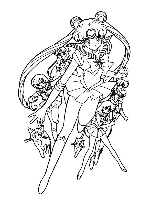Desenhos de Sailor Moon Para Colorir 31