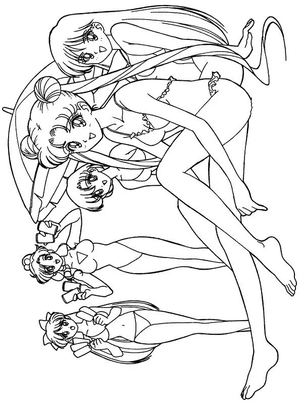 Desenhos de Sailor Moon Para Colorir 35