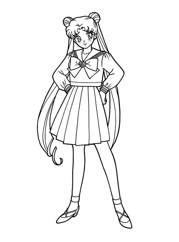 Desenhos de Sailor Moon Para Colorir 36