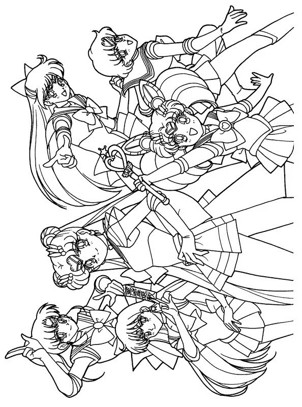 Desenhos de Sailor Moon Para Colorir 39