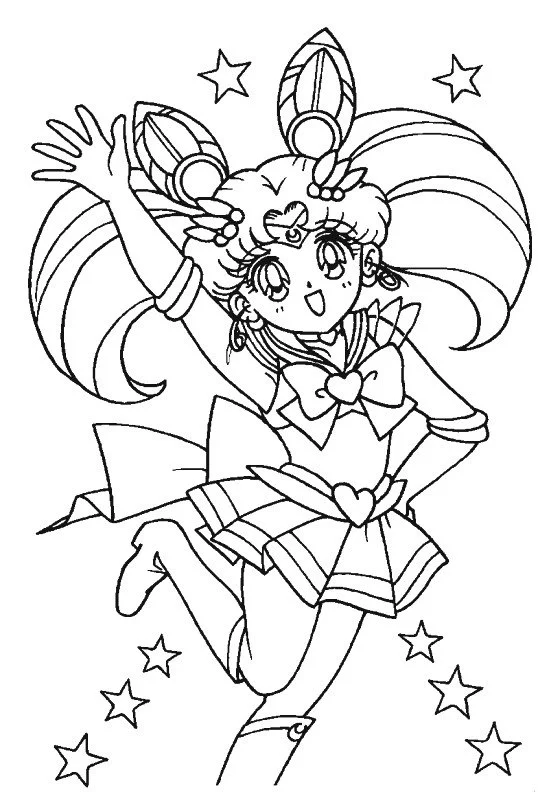 Desenhos de Sailor Moon Para Colorir 40