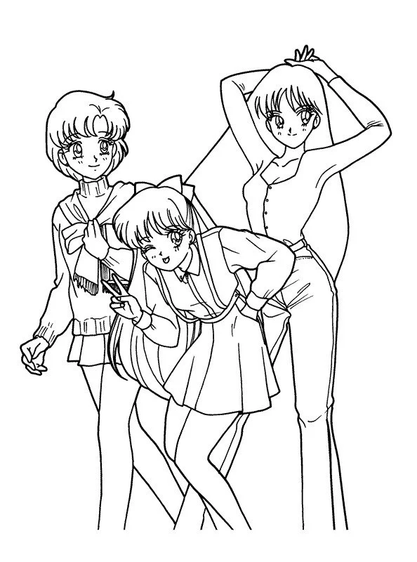 Desenhos de Sailor Moon Para Colorir 42