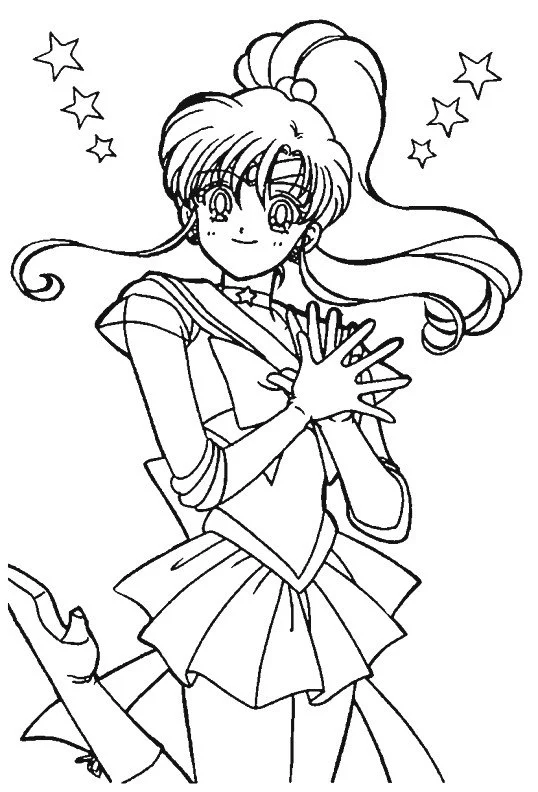 Desenhos de Sailor Moon Para Colorir 6