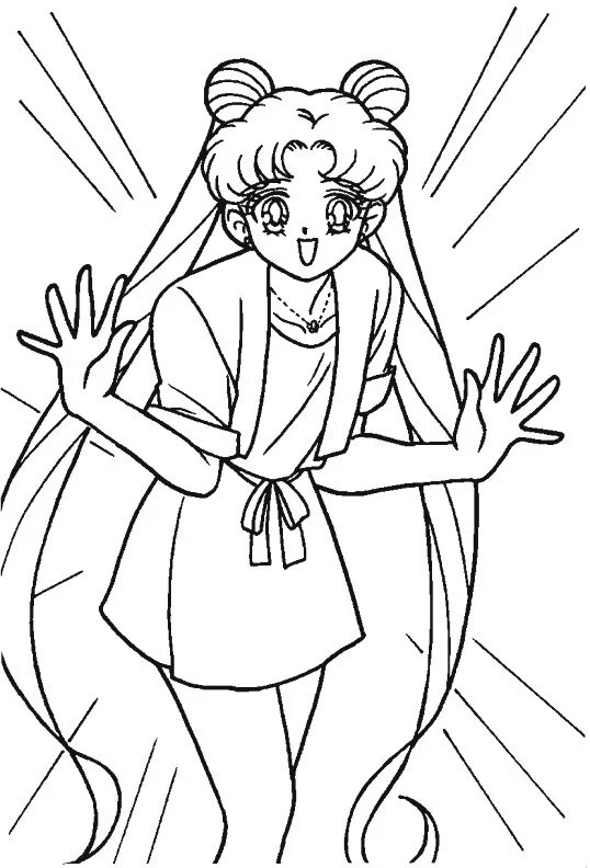 Desenhos de Sailor Moon Para Colorir 61