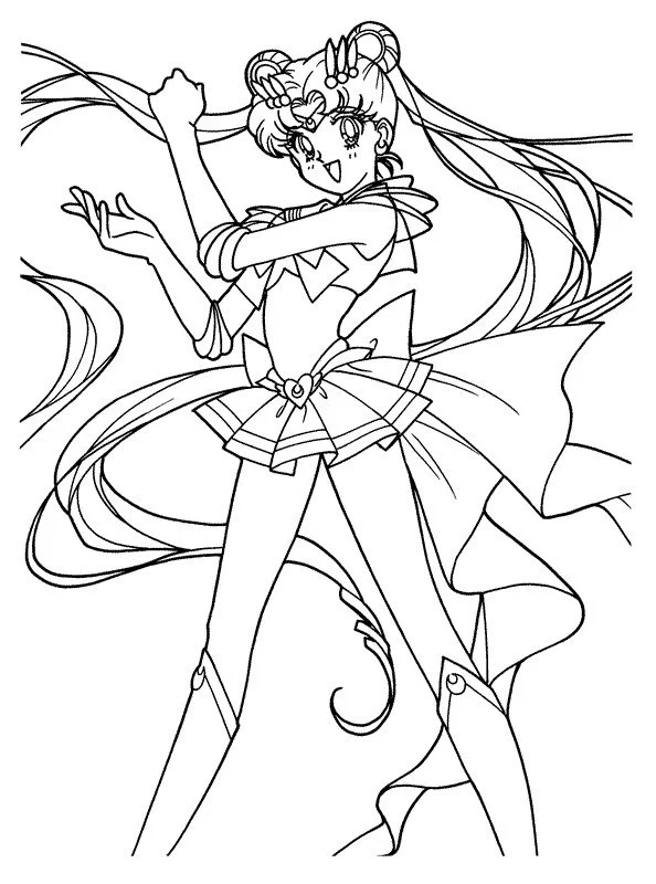 Desenhos de Sailor Moon Para Colorir 66