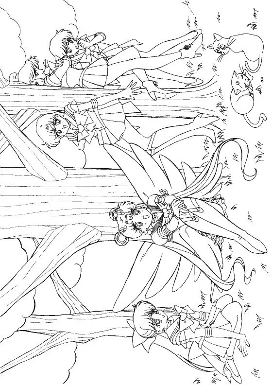Desenhos de Sailor Moon Para Colorir 7