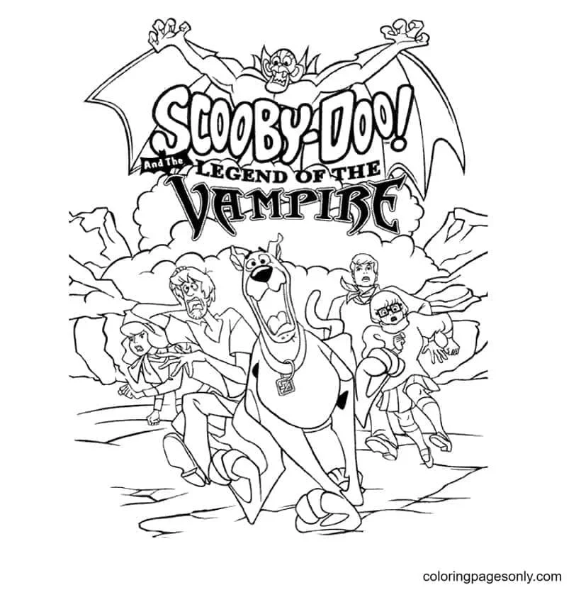 Desenhos de Scooby Doo Para Colorir 13