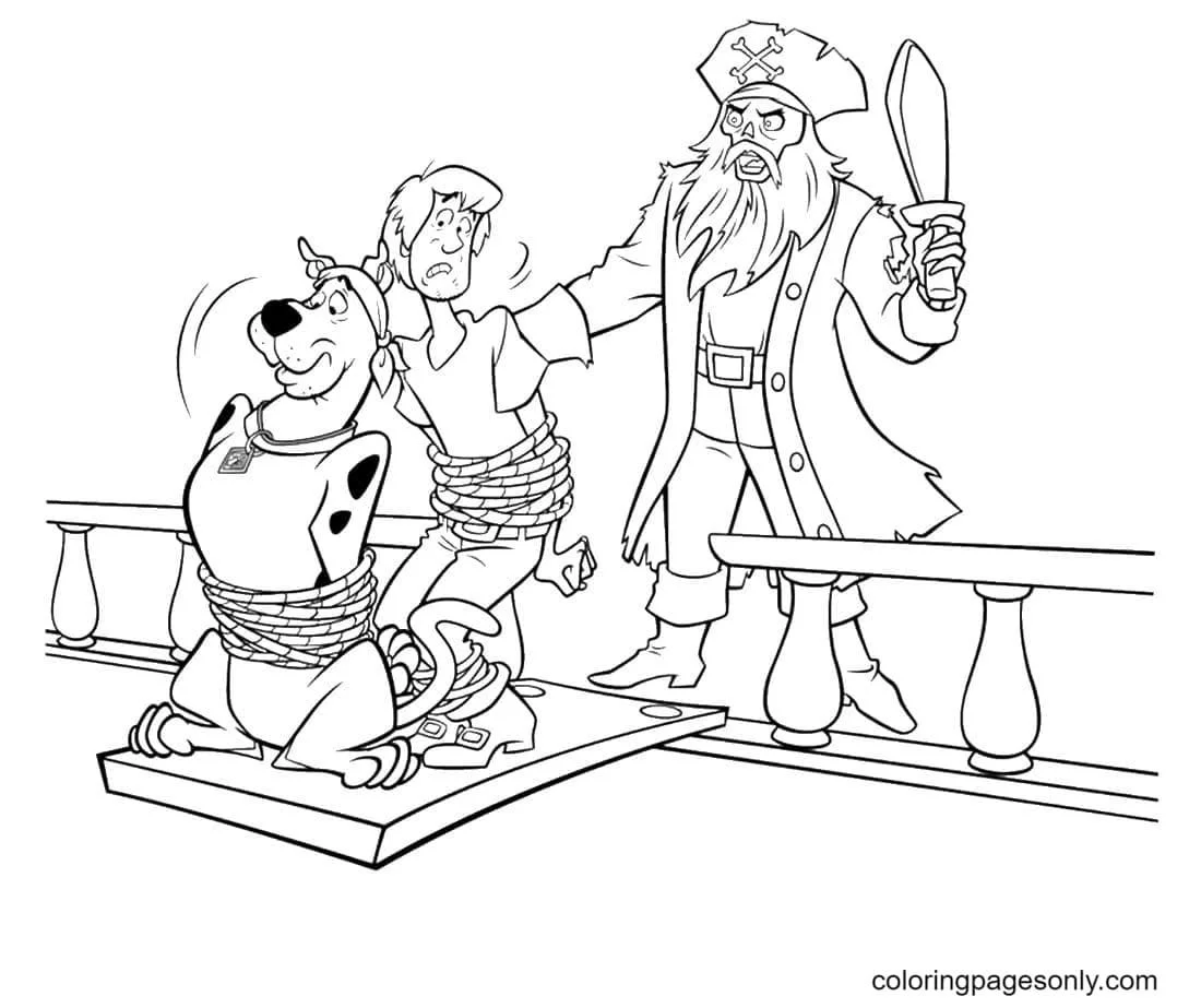 Desenhos de Scooby Doo Para Colorir 18