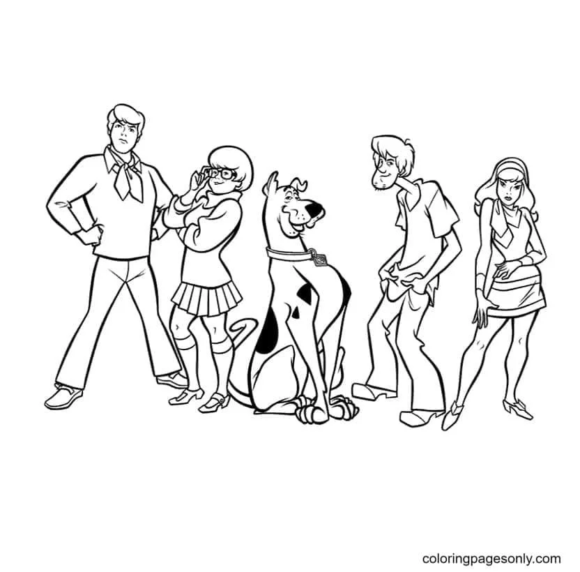 Desenhos de Scooby Doo Para Colorir 20