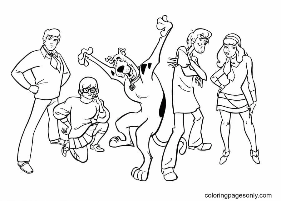 Desenhos de Scooby Doo Para Colorir 21