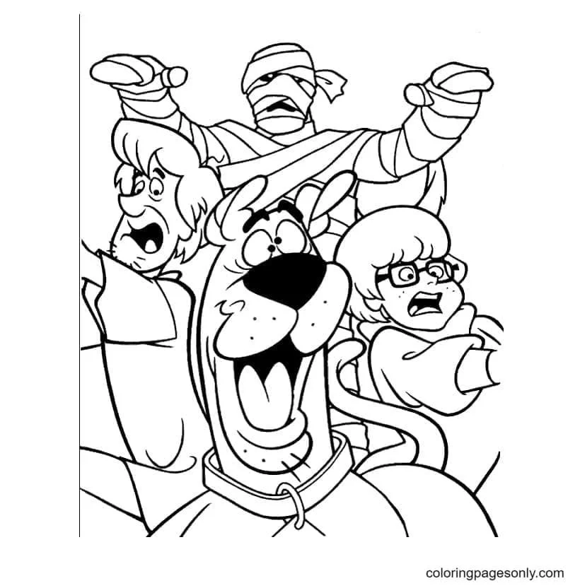 Desenhos de Scooby Doo Para Colorir 34