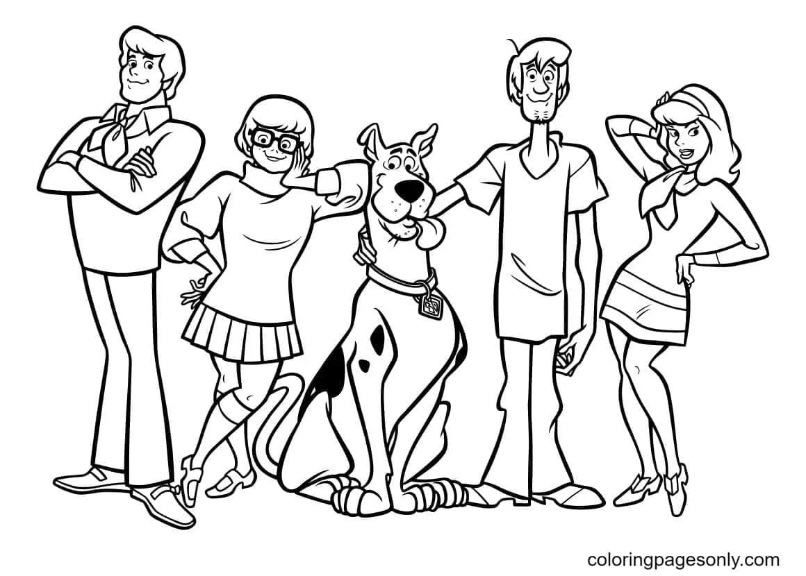 Desenhos de Scooby Doo Para Colorir 6