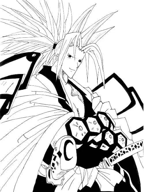 Desenhos de Shaman King Para Colorir 26