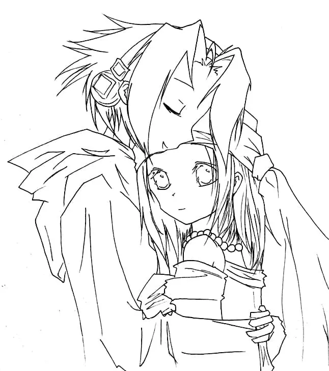 Desenhos de Shaman King Para Colorir 32