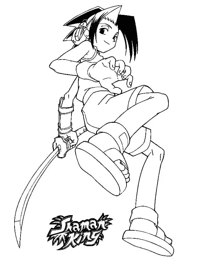 Desenhos de Shaman King Para Colorir 9