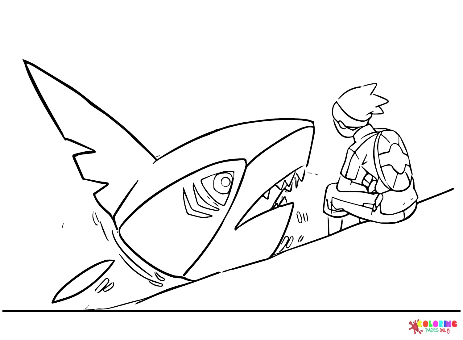 Desenhos de Sharpedo Para Colorir 11