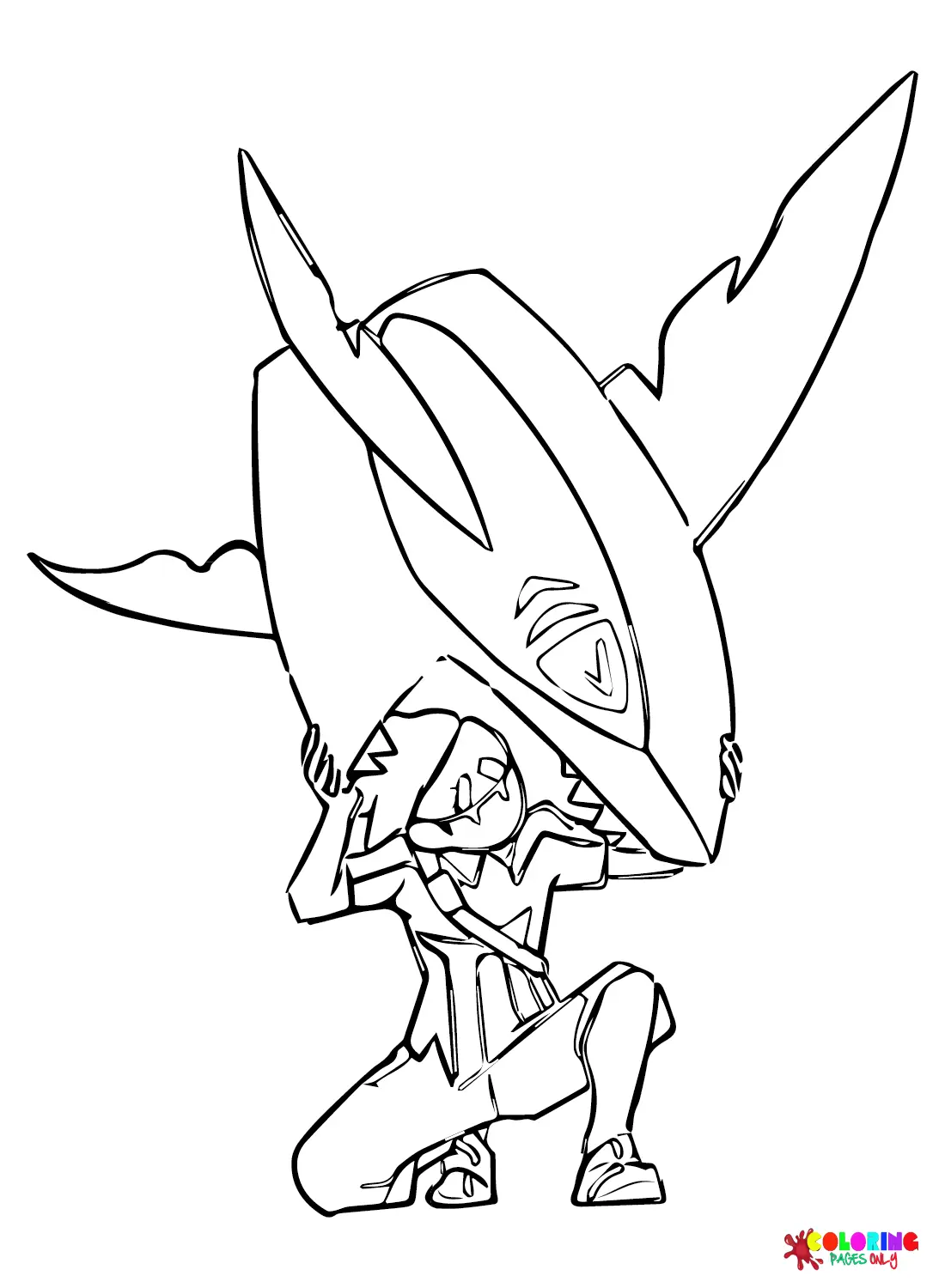 Desenhos de Sharpedo Para Colorir 13