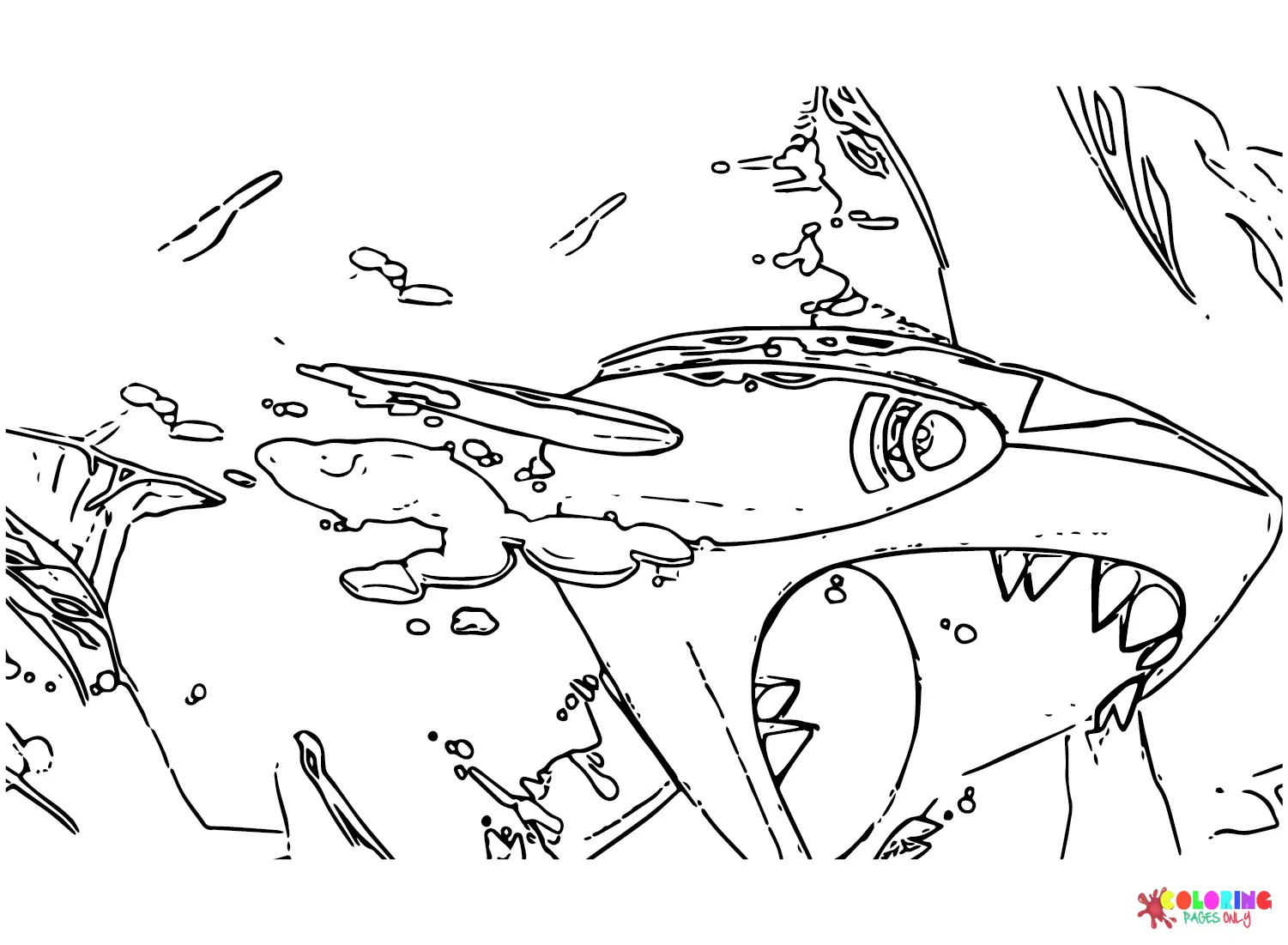 Desenhos de Sharpedo Para Colorir 15