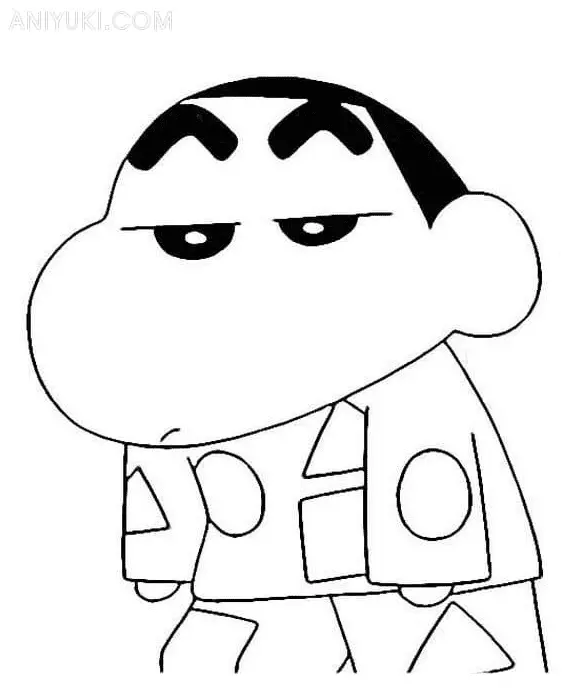 Desenhos de Shin chan Para Colorir 16