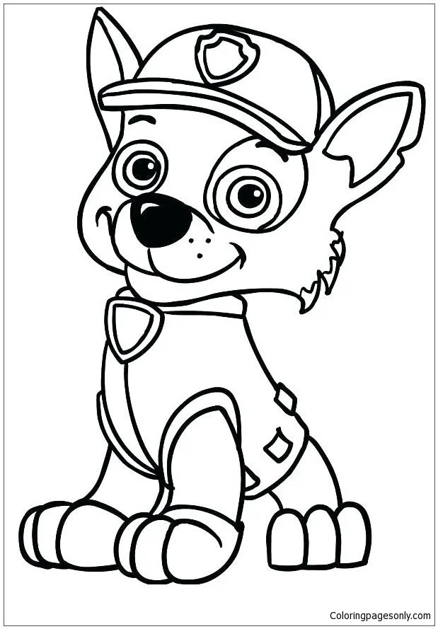 Desenhos de Skye de Patrulha Canina Para Colorir 31