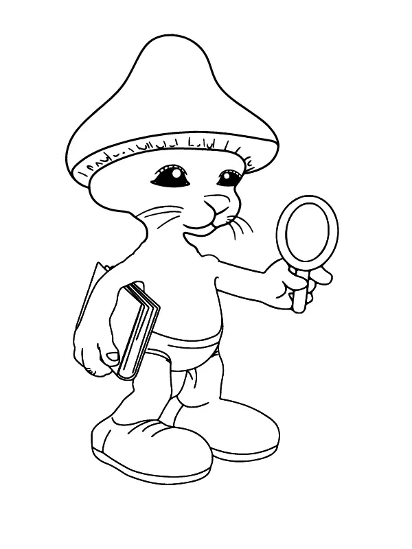 Desenhos de Smurf Cat Para Colorir 3