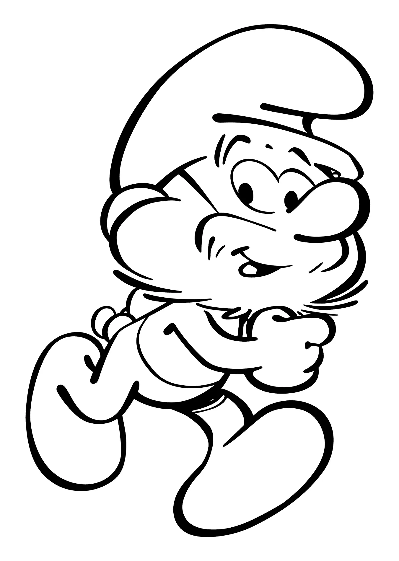 Desenhos de Smurfs Para Colorir 10