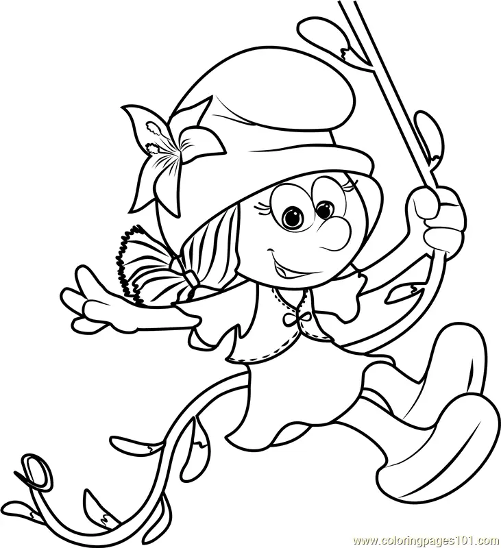 Desenhos de Smurfs Para Colorir 22