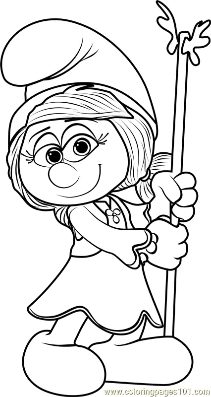 Desenhos de Smurfs Para Colorir 24