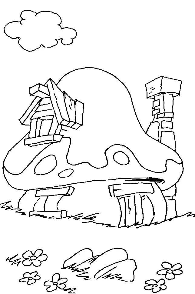 Desenhos de Smurfs Para Colorir 26