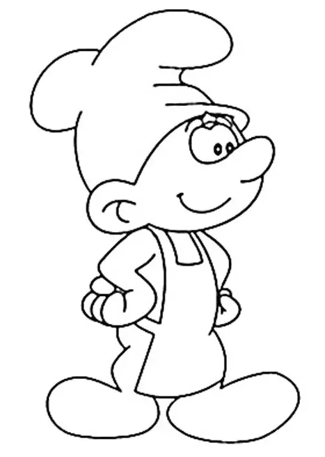 Desenhos de Smurfs Para Colorir 28