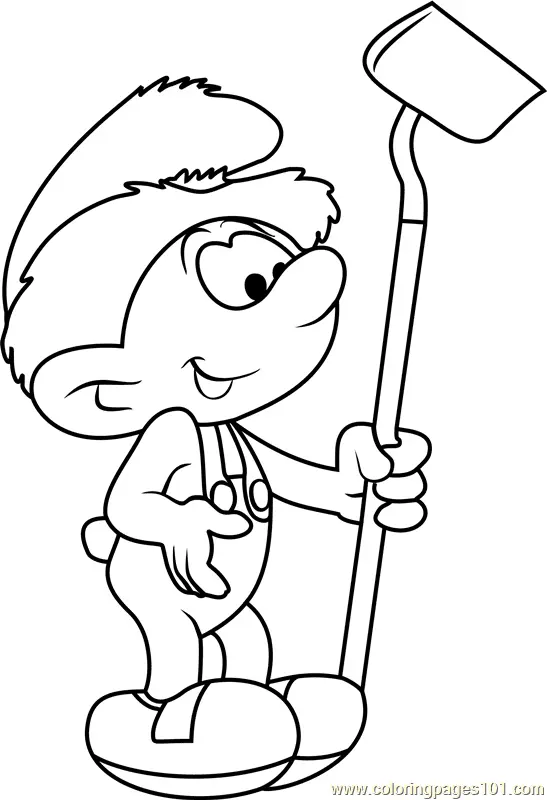 Desenhos de Smurfs Para Colorir 31