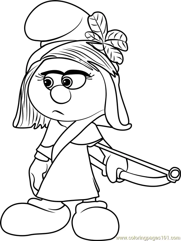 Desenhos de Smurfs Para Colorir 32