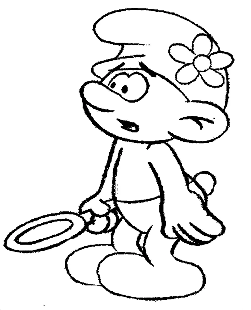 Desenhos de Smurfs Para Colorir 36