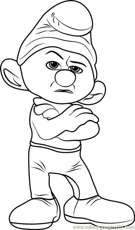 Desenhos de Smurfs Para Colorir 39