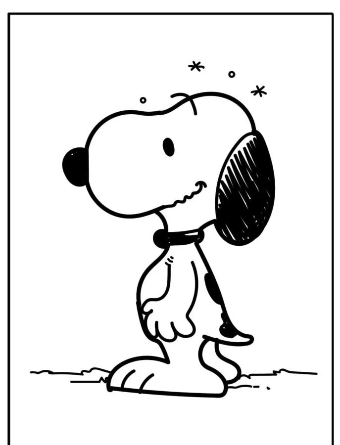 Desenhos de Snoopy Para Colorir 11