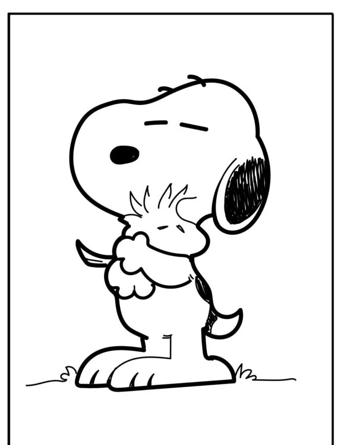 Desenhos de Snoopy Para Colorir 18