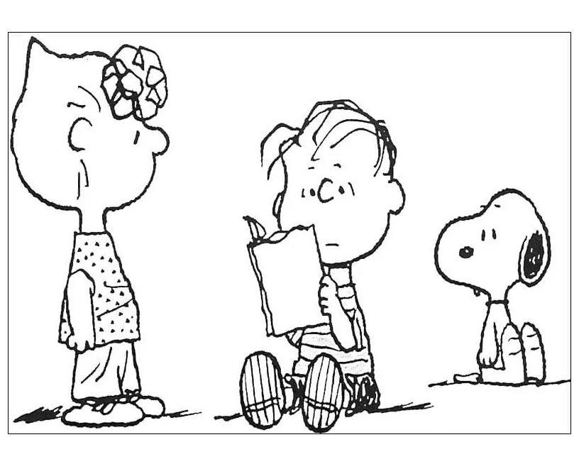 Desenhos de Snoopy Para Colorir 19