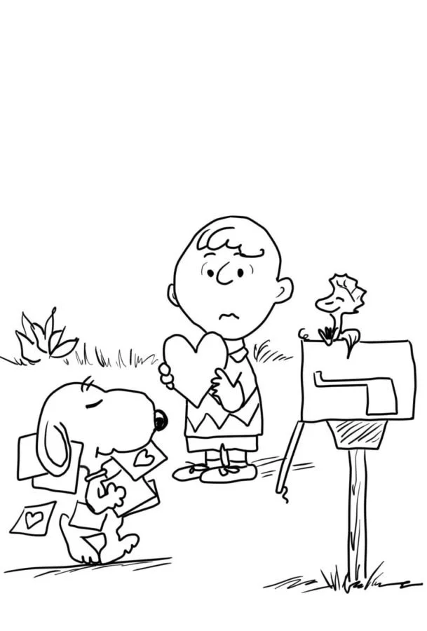 Desenhos de Snoopy Para Colorir 28