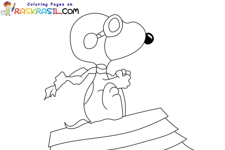 Desenhos de Snoopy Para Colorir 3