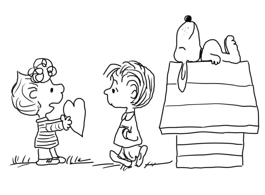 Desenhos de Snoopy Para Colorir 32