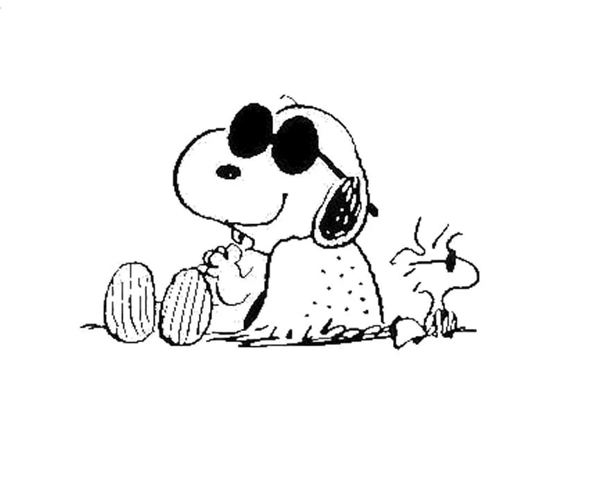 Desenhos de Snoopy Para Colorir 35