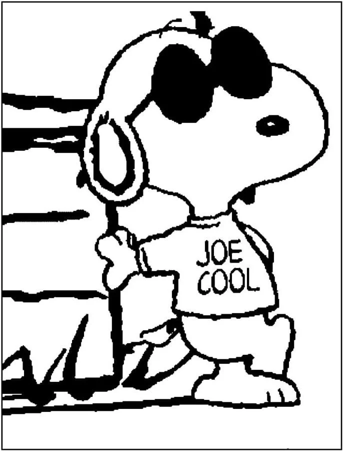 Desenhos de Snoopy Para Colorir 36