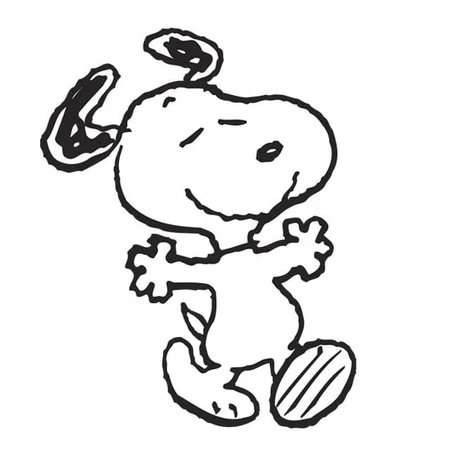 Desenhos de Snoopy Para Colorir 38