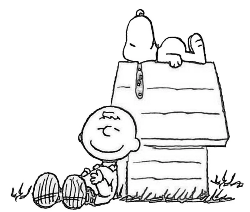 Desenhos de Snoopy Para Colorir 44