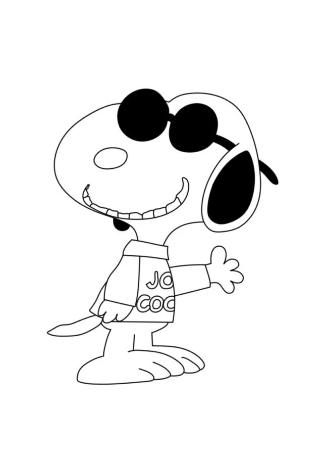 Desenhos de Snoopy Para Colorir 6